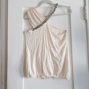 Jewelled asymmetric party top by Ted Baker